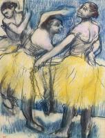 Degas, Edgar - Three Dancers in Yellow Skirts